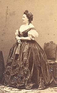 Guyon actress Comedie Française Disderi CDV photo 1860'