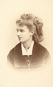 Croizette actress Comedie Française old CDV photo 1860'
