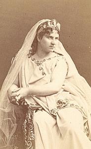 Rousseil actress Comedie Française old CDV Photo 1860'