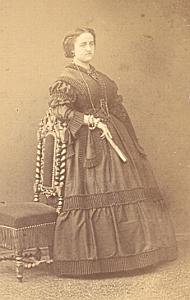 Moreau Sainti actress Comedie Française CDV photo 1860'