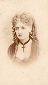 Thomas actress Comedie Française old CDV Photo 1860'