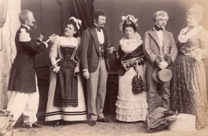 Family Sunday Party Costume Meudon France Photo 1902