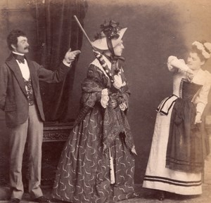 Fancy dress ball Sunday Maid Meudon old Photo 1900'