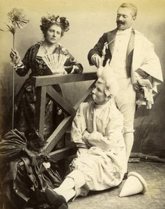 Sunday Family Funny Scene Meudon old Photo 1900