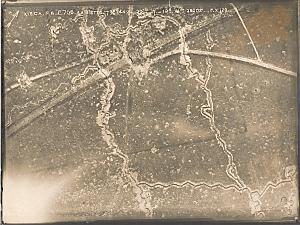 Saint Quentin La Biette Military aerial Photo WWI 1917