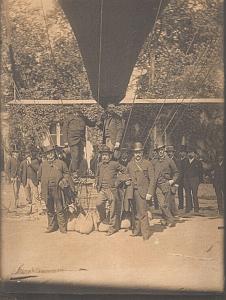 France Balloon Aerostier Aeronautical old Photo 1900
