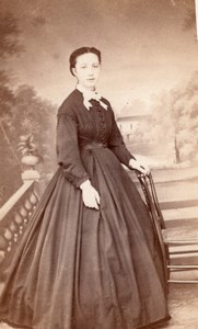 France French Fashion Second Empire old CDV Photo 1860'