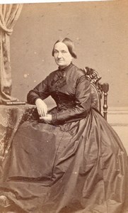 France French Fashion Second Empire old CDV Photo 1860'