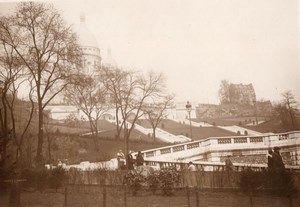 Paris Montmartre Sacré Coeur Gardens Stairs Photo 1936