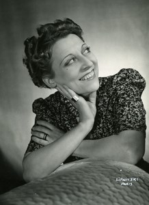 French actress Germaine Kerjean Lipnitzki Photo 1940'
