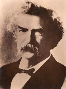 US Author Writer Mark Twain old Photo 1950'