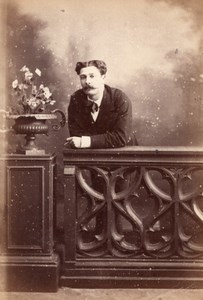 France Paris Second Empire Man Studio old CC Photo 1868
