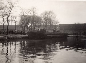 Paris WWI WW1 Military Boat Building old Photo 1916