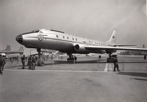 Paris Le Bourget Exhibition Tupolev Tu-114 Russian Airplane Photo 1959