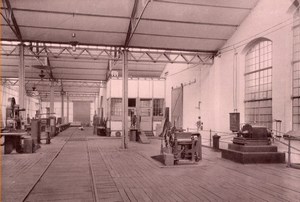 Aachen German Electricity Factory old Otto Photo 1895