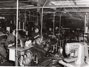 Belgium Quaregnon Textile Women Workers Occupational old Photo 1963