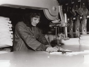 Belgium Quaregnon Textile Women Workers Occupational old Photo 1963