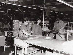 Belgium Quaregnon Textile Women Workers Occupational old Photo 1963