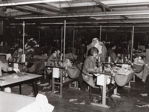 Belgium Quaregnon Textile Women Workers Occupational old Photo 1963