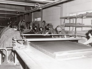 Belgium Quaregnon Textile Women Workers Occupational old Photo 1963