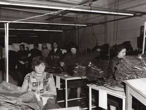 Belgium Quaregnon Textile Women Workers Occupational old Photo 1963