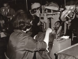 Belgium Quaregnon Textile Women Workers Occupational old Photo 1963