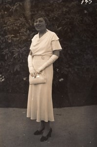 Auteuil Horse Race-Course Women Fashion Elegant Lady Photo 1920