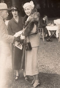 Auteuil Horse Race-Course Top Fashion Lady Photo 1920'