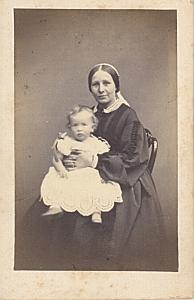 Mother & Child Rendall Family CDV Kilburn Photo 1865'
