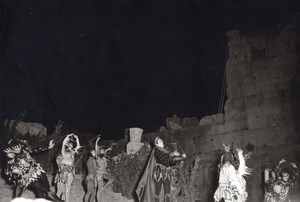 Jean Cocteau Renaud Armide Baalbek Lebanon Photo 1962