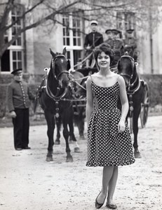 French Woman Fashion Model Joppy old Astre Photo 1960