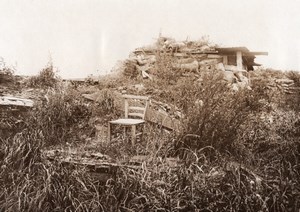 British Troops Longueval battle WWI old Photo 1917'