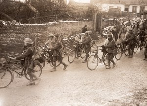 British Troops Passchendaele battle WWI old Photo 1917'