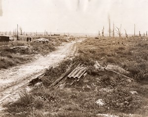 Longueval Village British Troops WWI Photo 1917'