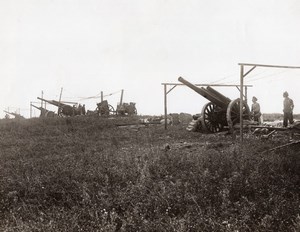 Contalmaison Battle Howitzer British WWI Photo 1917'