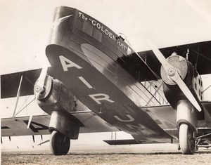Air Union Plane Liore Olivier 213 Golden Ray Photo 1930