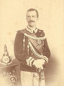 King Italy Victor Emmanuel III° Cabinet Card Photo 1895