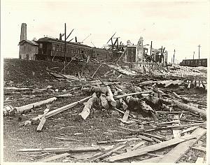 Cuba La Habana Disaster El Cyclon del 26 old Photo 1926