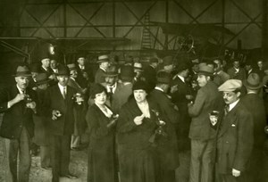 Aviation Le Bourget Airport Party Caudron Plane Old Photo 1930'