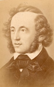 Mendelssohn German Composer Music old CDV Photo 1870'