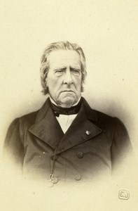 Baron Taylor french writer France old CDV Jacotin 1860'