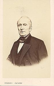 Poet Alphonse de Lamartine France old CDV Jacotin 1860'