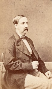 Duc de Montpensier Orleans Prince old CDV Photo 1860'