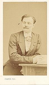 Minister Baron David Jerome old Franck CDV Photo 1865'