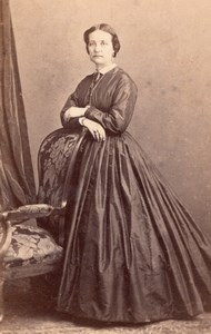 Comtesse Pauline de Noailles France old CDV Photo 1865'