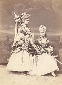 Countess St Julien, Erdody Wien Old Atelier Adele Cabinet Card Photo CC 1869