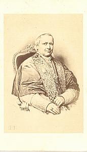Pope Pie IX old Dusacq & cie CDV Photo 1865'