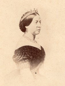 Queen Victoria United Kingdom old CDV Photo 1865