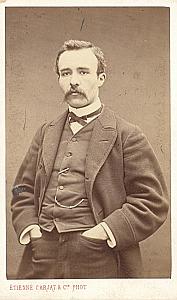 Georges Clémenceau old Carjat CDV Photo 1870'