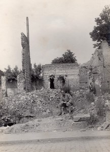 France Arras rue St Gery Destruction WWI old Photo 1918